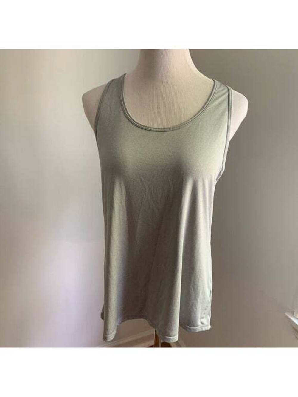Head Gray Open Back Tank Top Sz L